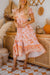 The Analia Dress - Peach - Sparrow & Finch Boutique