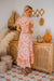 The Analia Dress - Peach - Sparrow & Finch Boutique