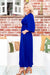 The Angela Dress - Egyptian Blue - Sparrow & Finch Boutique