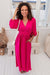 The Angela Dress - Neon Pink - Sparrow & Finch Boutique