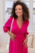 The Angela Dress - Neon Pink - Sparrow & Finch Boutique