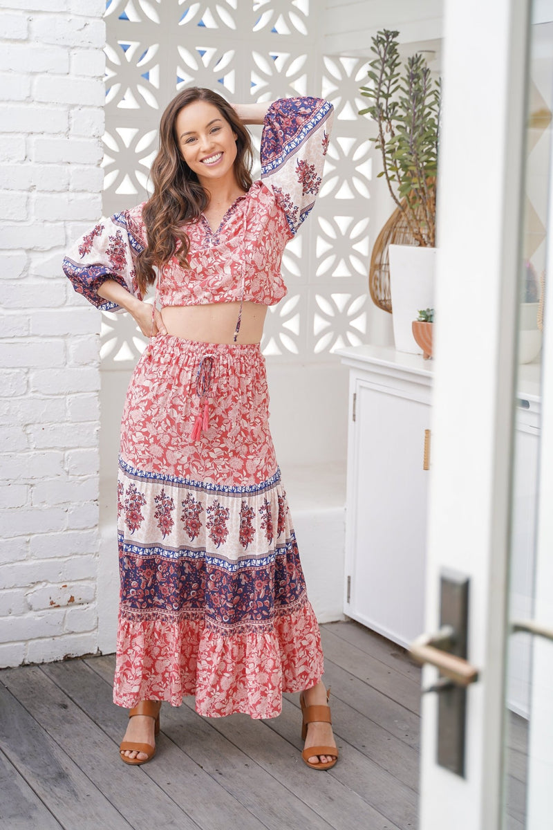 The Apollo Skirt - Spring Rose