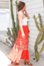 The Apollo Skirt - Tangerine - Sparrow & Finch Boutique