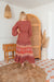 The Araniya Dress - Floral Garnet - Sparrow & Finch Boutique