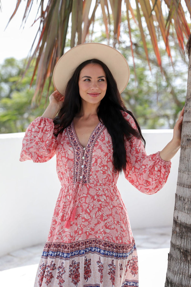 The Araniya Dress - Spring Rose