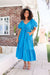 The Arcadia Dress - Vivid Blue - Sparrow & Finch Boutique
