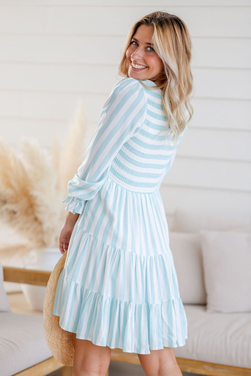 The Audrey Dress - Seaside Teal