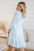 The Audrey Dress - Seaside Teal - Sparrow & Finch Boutique