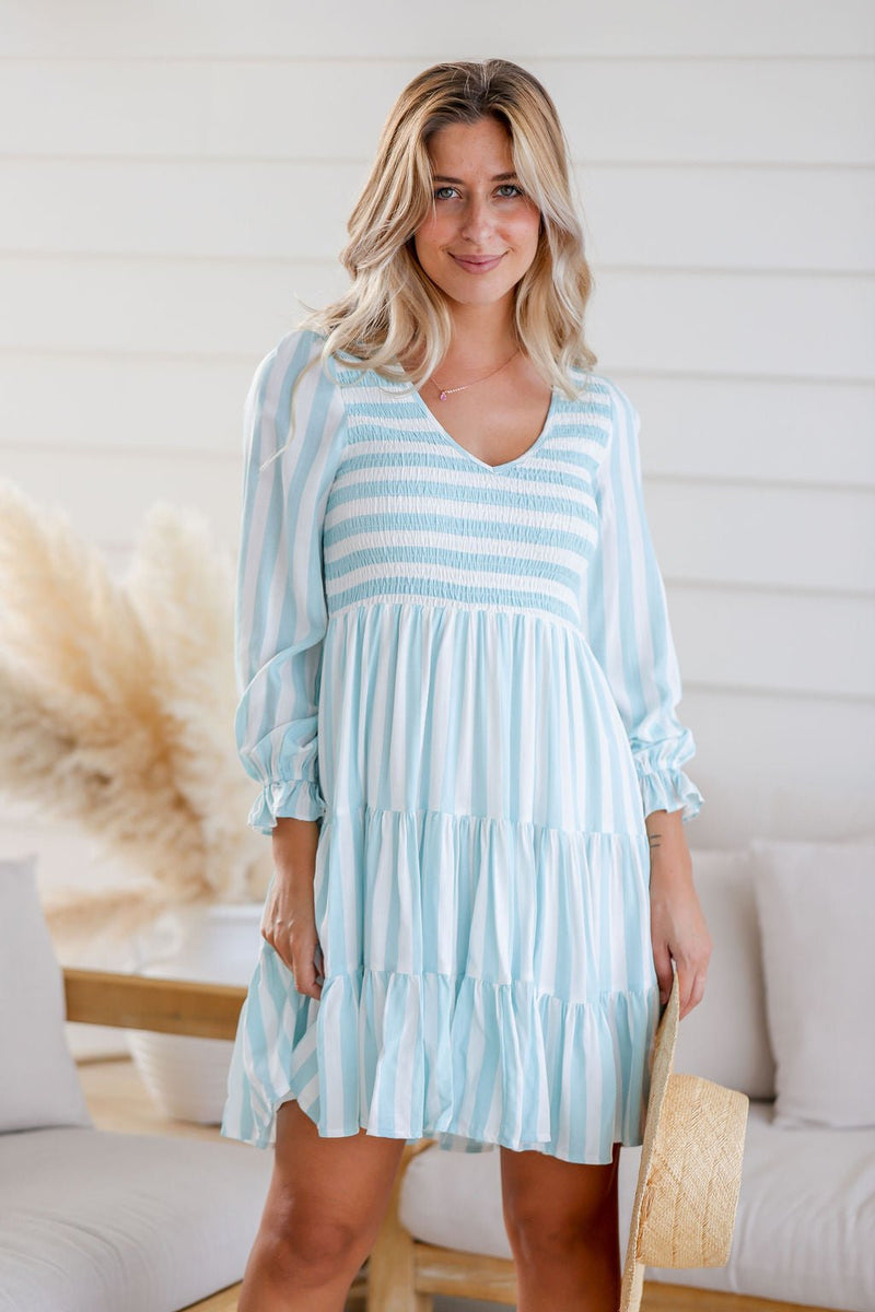 The Audrey Dress - Seaside Teal