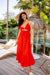 The Ava Dress - Luscious Red - Sparrow & Finch Boutique