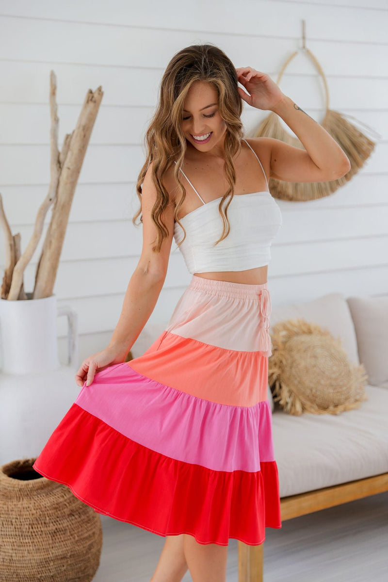 The Avery Skirt - Sunrise