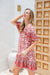 The Aviva Dress - Paisley Red - Sparrow & Finch Boutique