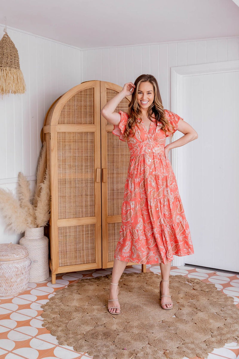 The Bailey Dress - Pumpkin Spice