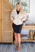 The Billie Jacket - Cream - Sparrow & Finch Boutique