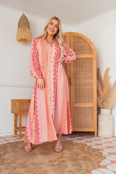 The Bonnie Dress - Pink Lemonade - Sparrow & Finch Boutique