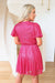 The Cabaret Dress - Pink Diamond - Sparrow & Finch Boutique