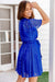 The Cabaret Dress - Sparkling Blue - Sparrow & Finch Boutique