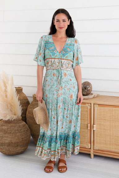 The Caroline Dress - Mint - Sparrow & Finch Boutique