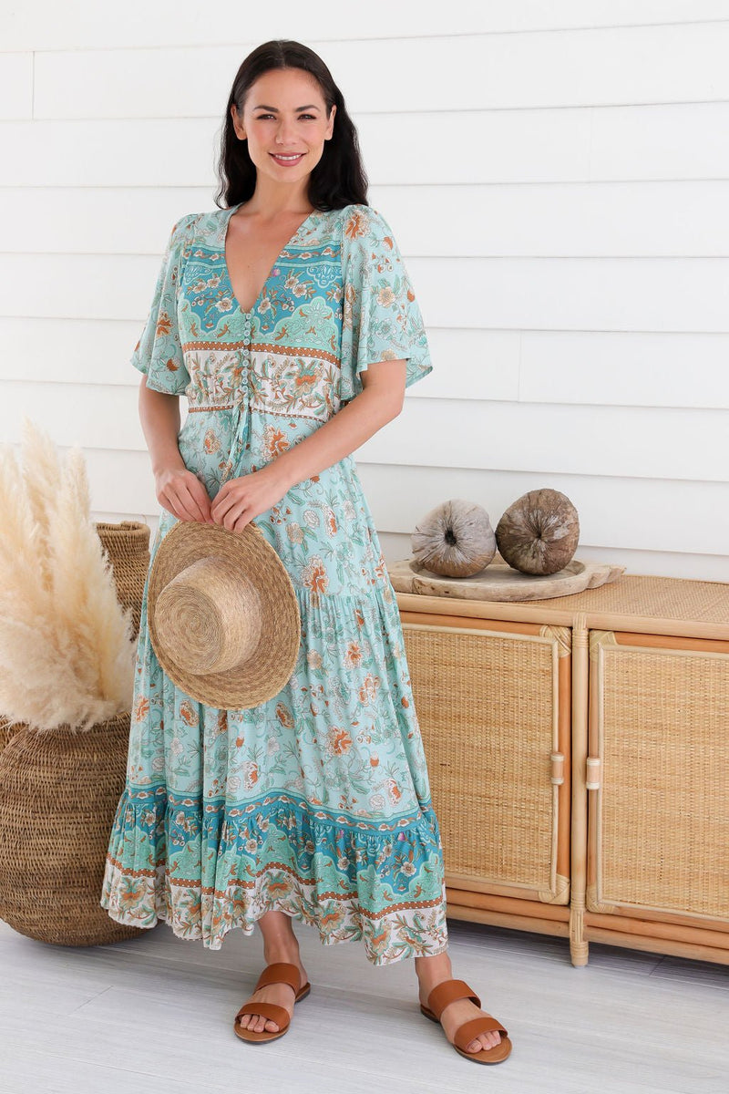 The Caroline Dress - Mint