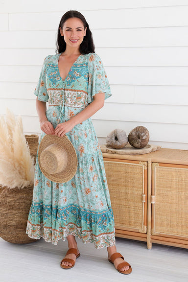 The Caroline Dress - Mint - Sparrow & Finch Boutique