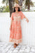 The Caroline Dress - Tiger Lily - Sparrow & Finch Boutique
