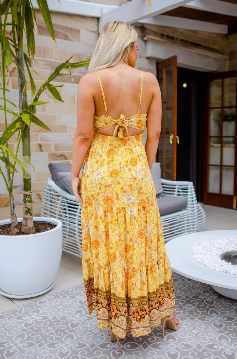 The Castaway Dress - Turmeric