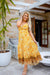 The Castaway Dress - Turmeric - Sparrow & Finch Boutique