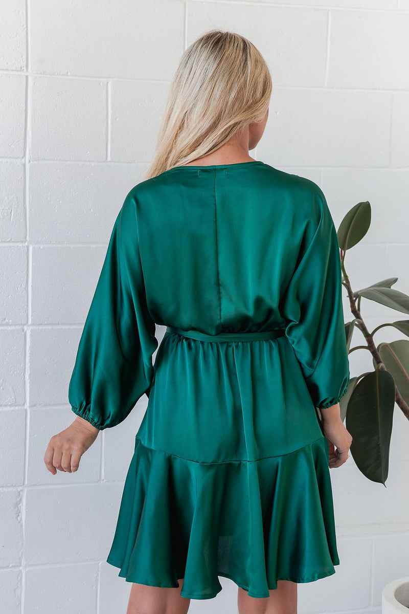 The Charli Dress - Green Sapphire