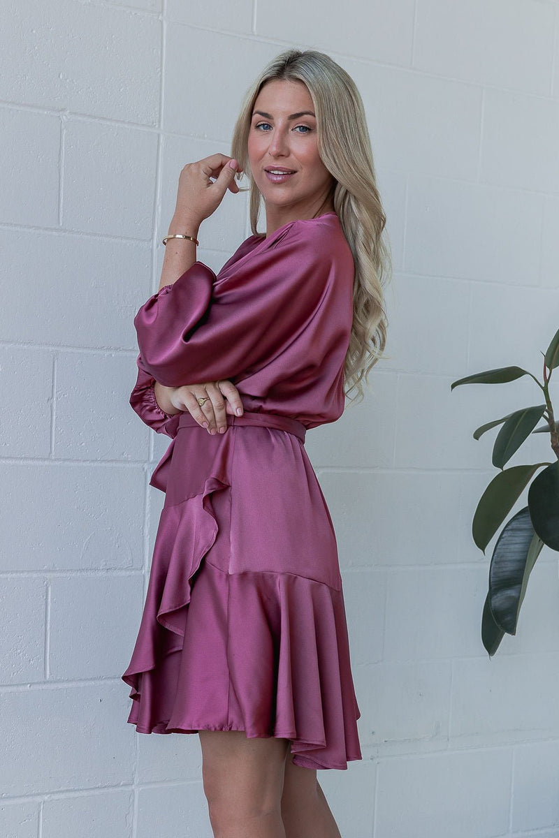The Charli Dress - Spiced Coral