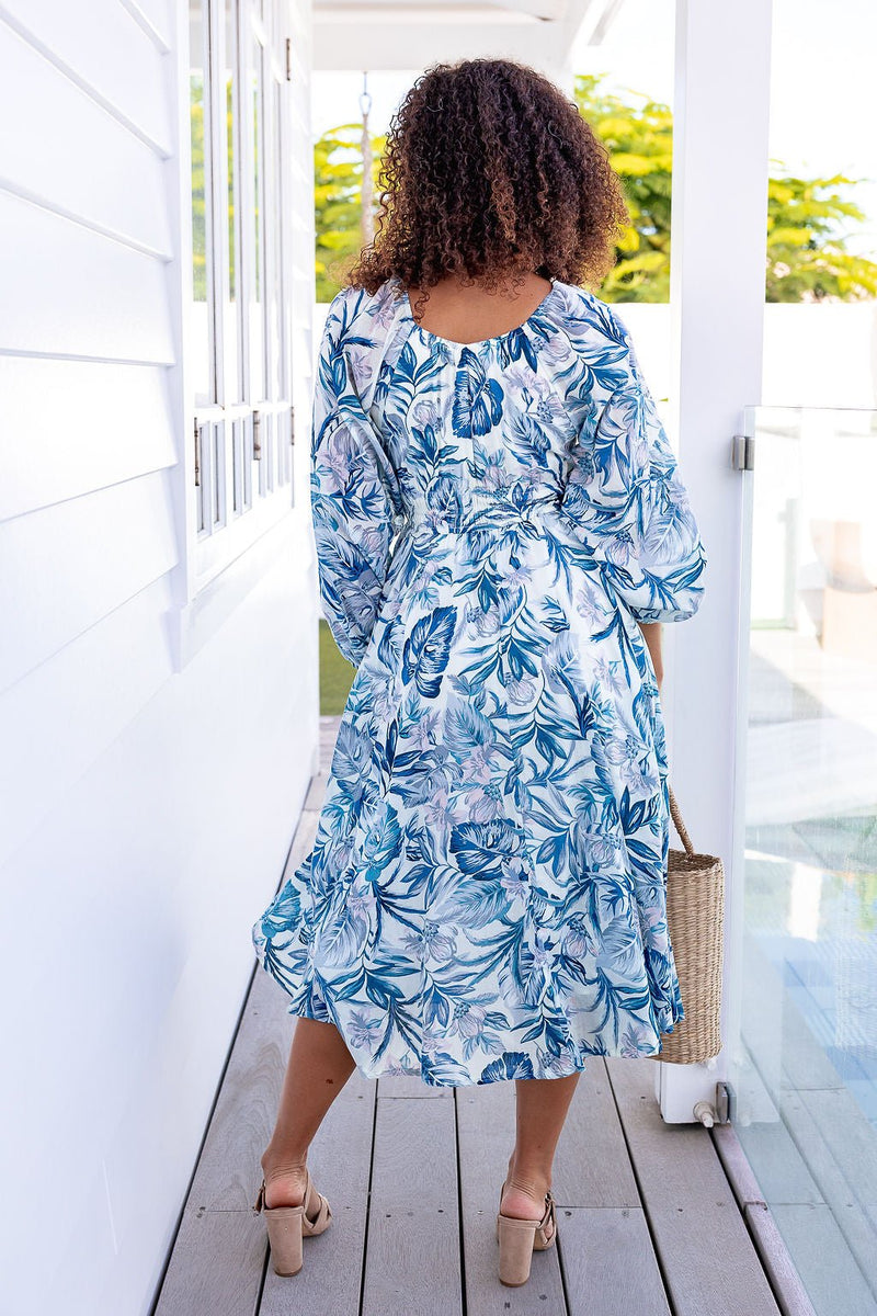 The Cheyenne Dress - Aegean Blue