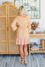 The Clara Dress - Mandarin Orange - Sparrow & Finch Boutique