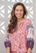 The Cleo Top - Spring Rose - Sparrow & Finch Boutique