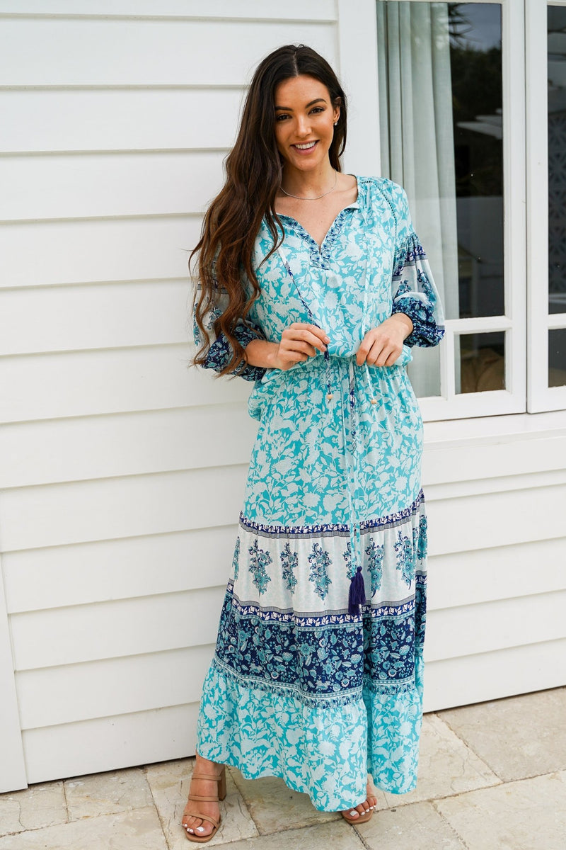 The Cleo Top - Teal Sapphire