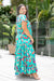 The Cora Maxi Dress - Green Fiesta - Sparrow & Finch Boutique
