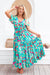 The Cora Maxi Dress - Green Fiesta - Sparrow & Finch Boutique