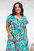 The Cora Maxi Dress - Green Fiesta - Sparrow & Finch Boutique