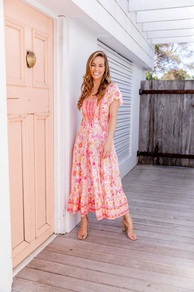 The Cora Maxi Dress - Pink Euphoria - Sparrow & Finch Boutique