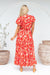 The Cora Maxi Dress - Red Fiesta - Sparrow & Finch Boutique