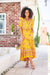 The Corinna Dress - Marigold - Sparrow & Finch Boutique