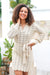 The Dakota Dress - Beige - Sparrow & Finch Boutique