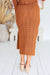 The Dakota Skirt - Brown - Sparrow & Finch Boutique