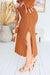 The Dakota Skirt - Brown - Sparrow & Finch Boutique