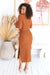 The Dakota Top - Brown - Sparrow & Finch Boutique
