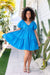 The Darcy Dress - Vivid Blue - Sparrow & Finch Boutique