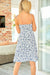 The Delaney Dress – Blue & White - Sparrow & Finch Boutique