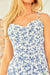 The Delaney Dress – Blue & White - Sparrow & Finch Boutique