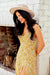 The Delaney Dress – Yellow Posy - Sparrow & Finch Boutique