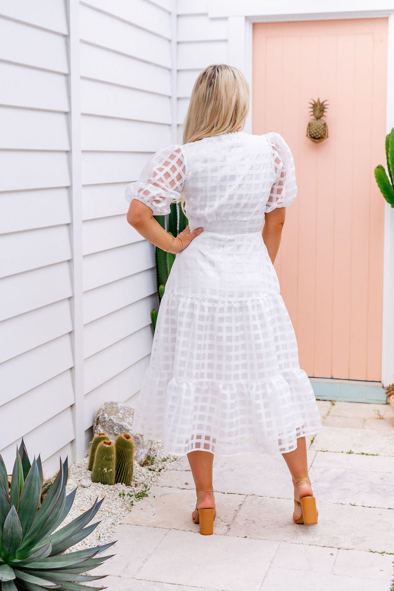 The Deliza Dress - White