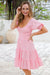 The Dixie Dress - Light Blush Gingham - Sparrow & Finch Boutique