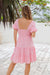 The Dixie Dress - Light Blush Gingham - Sparrow & Finch Boutique